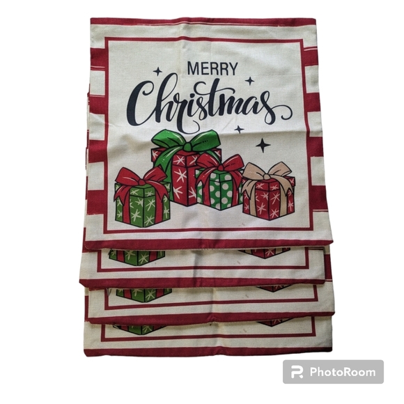 4pc set. Christmas Throw Pillow Covers. - Picture 2 of 7